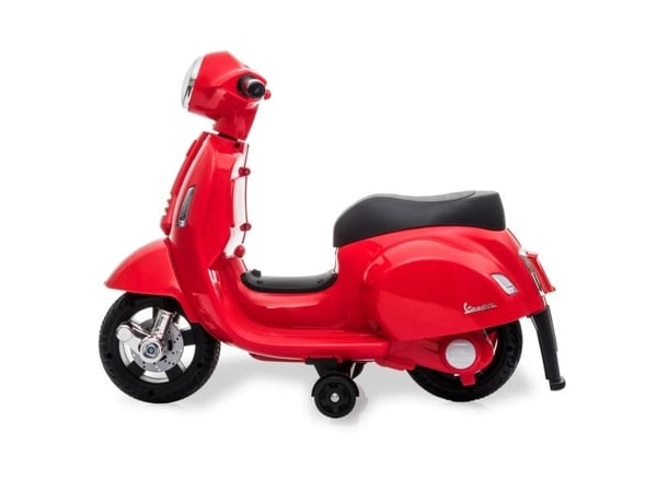 Jamara Ride-on Vespa Mini, 1,6 år, 4 hjul, Sort, Rød, Batterier kreves