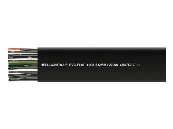 HELUKABEL 27001-100, 100 m, Sort, Kopper, PVC, 58 kg/km, 133 kg/km