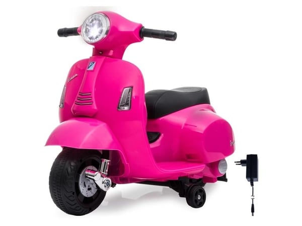 Jamara Ride-on Vespa Mini, 1,6 år, 4 hjul, Sort, Rosa, Batterier kreves