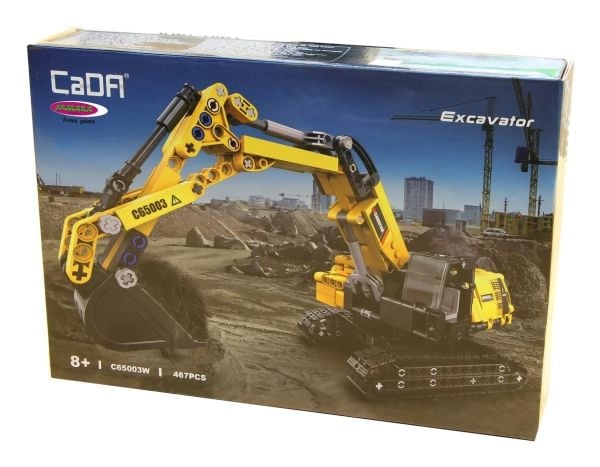 Jamara CaDA Excavator, Kaivinkone, 8 vuosi/vuosia, musta, Keltainen