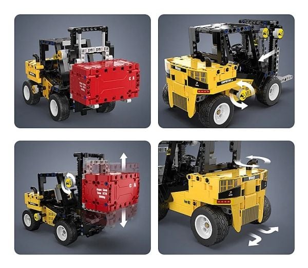 Jamara CaDA Forklift, Trukki, 8 vuosi/vuosia, musta, Punainen, Keltainen