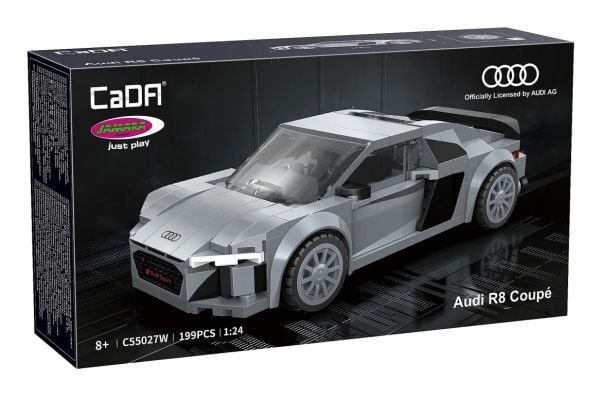 Jamara CaDA Audi R8 Coupé, auto, 8 vuotta, harmaa