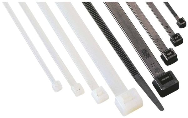 Helukabel 90142-100 PA T 3-35 Kabelbinder 140 mm 3,5 mm Svart UV-stabiliserad 100 st