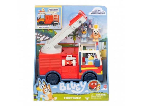 Bluey Fire Truck and 3 Figures