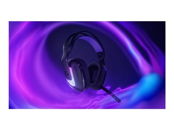 Logitech G G522 - Hodesett - full størrelse - Bluetooth / LIGHTSPEED - trådløs, kablet - USB-A, USB-C - svart