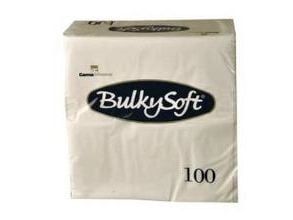 Servetter BulkySoft 40x40 cm 2-lagers 1/8-vik vit, 20 pk x 100 st/fp