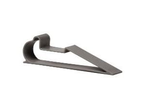 Dørkile 25x5x3 cm plast sort, stk