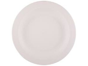 Skål Verive flergangs Ø24,5xH1,8 cm PP beige, 90 stk/krt