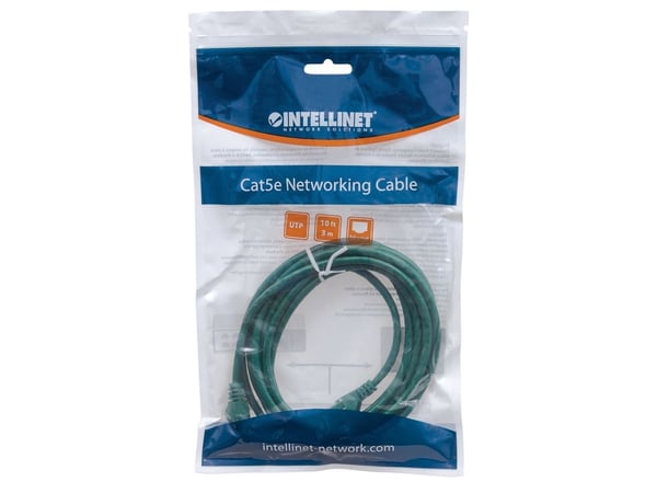 Intellinet RJ-45, 7.5m, Cat6, UTP, 7,5 m, Cat6, U/UTP (UTP), RJ-45, RJ-45, Grønn
