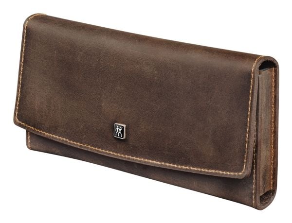 Zwilling TWINOX Neat's leather case, brown, 5 pc