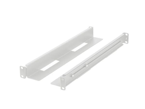 Lanberg - Monteringssett for rackskinne - RAL 7035, grå - 1U - 19"
