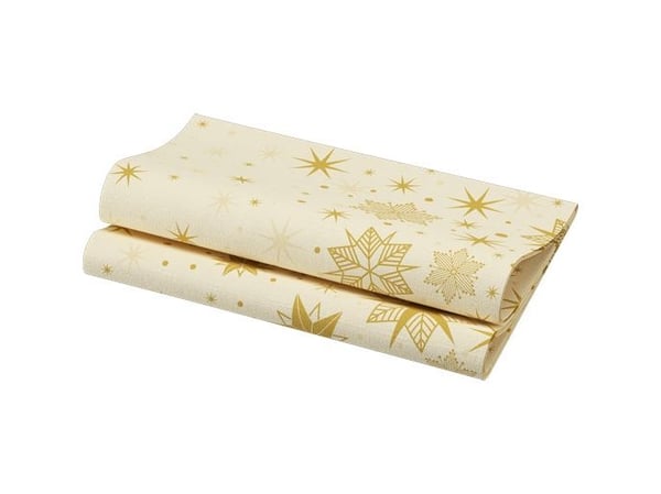 Duni Stargazing Cream, Cream, Pattern, 400 mm, 400 mm, 9 g, 60 pc(s)