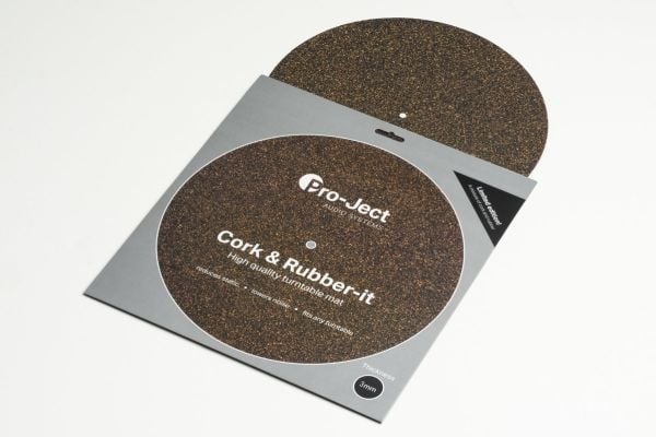 Pro-Ject korkki- ja kumimatto 1 mm korkki ja kumi