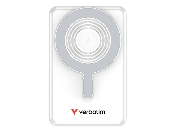 Verbatim Charge 'n' Go - Trådløs nødlader - magnetic, two cable, with display - 10000 mAh - 38.5 Wh - 22.5 watt - 3 A - PD 3.0, Fast Charge, Apple ...