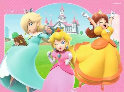 Ravensburger dėlionė 4in1 Super Mario - iš viso 72 detalės