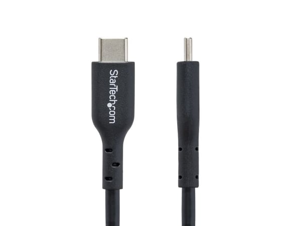StarTech - USB-kabel - USB-C (hann) til USB-C (hann) - USB 2.0 - 3 A - 1 m - USB Power Delivery (60W) - svart (en pakke 2)