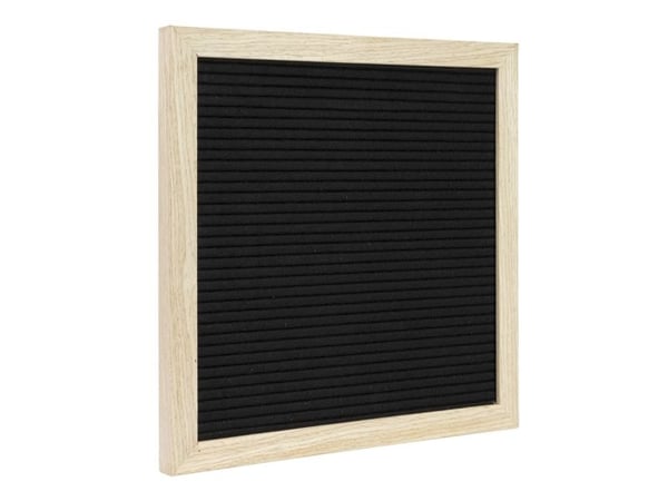 Securit® bogstavtavle teakramme 30x30 Securit® bogstavtavle teakramme 30x30