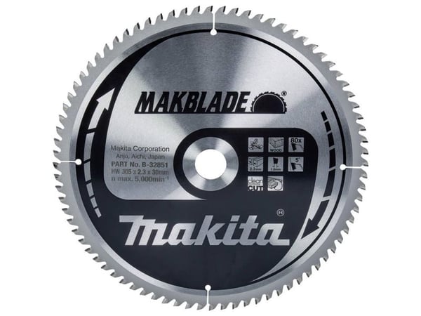 Makita Sintret tresag MAKBLADE 305*30MM 80Z