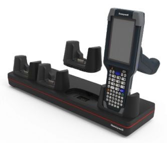Honeywell - Håndholdt ladestasjon + strømadapter - homebase, ikke-boots - Ethernet - utgangskontakter: 4 - for Honeywell CK67