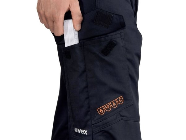 uvex 8849340 Byxor Grafit Storlek: 26