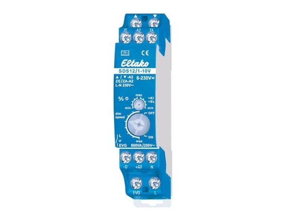 Eltako 21100800, Dimmer, monterbar, knapper, grå, plast, IP20