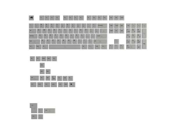 Glorious Gaming GLO-KB-ACC-KC-PC-POLY-US, Tastaturtaster, Polykarbonat (PC), Translucent