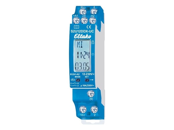 Eltako 23200901, Rotasjonsbryter, 1P, Blå, 230 V, 16 A, 18 mm