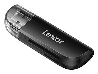 Lexar Lexar Cardreader SD/MicroSD/SDHC/SDXC Dual Slot USB-A, USB 3.2 Gen1 Jopa 104MB/s