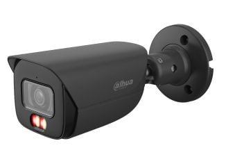 Dahua Technology IPC-HFW3849E-AS-IL, IP-turvakamera, Sisätila ja ulkotila, Langallinen, Katto/seinä, Musta, Luoti (muoto)
