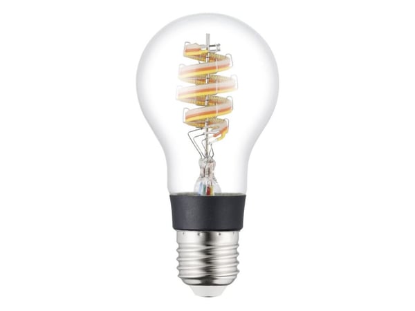 EGLO 110404, Smartpære, Gjennomsiktig, Glass, E27, A60, Pæreformet