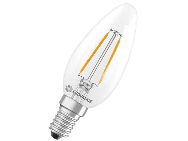 Osram LED Classic B, 1,8 W, 25 W, E14, 250 lm, 15000 h, varmhvit