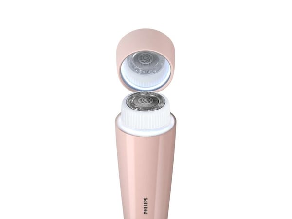 Philips 5000 series BRR454/00 Ansiktshårfjerner, Roterende hode, 1 hoder, Rosa, Batteri, AA, 1,5 V
