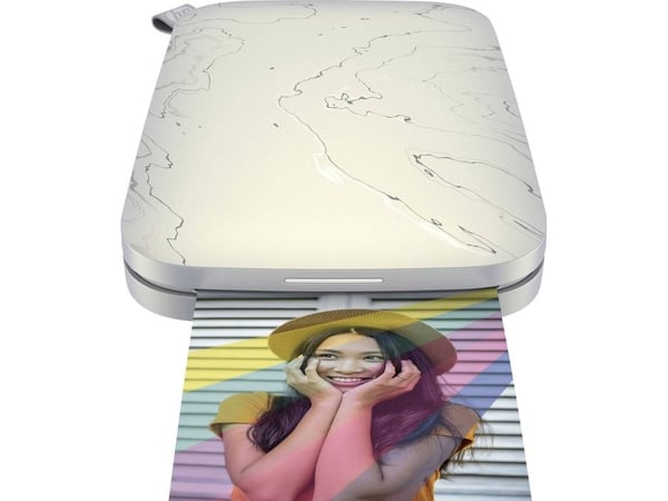 HP Sprocket Select - Skirver - farge - sink - 58 x 86 mm 1.13 spm (farge) inntil 1.13 min/side (farge) - kapasitet: 20 ark - Bluetooth 5.0 - snø - ...