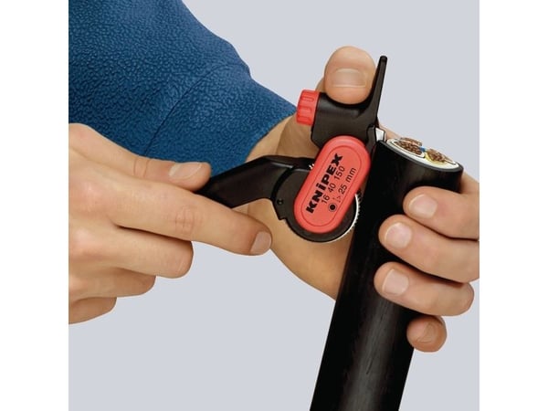 Knipex 16 40 150 SB, Hånd kabelkutter, Sort, Sort, 2,5 cm, 150 mm, 84 mm