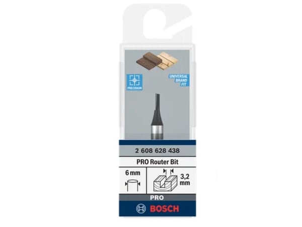 Bosch 2 608 628 438, Profilfres, 51 mm, 7,7 mm, 3,2 mm, 35000 RPM, 1 stykker