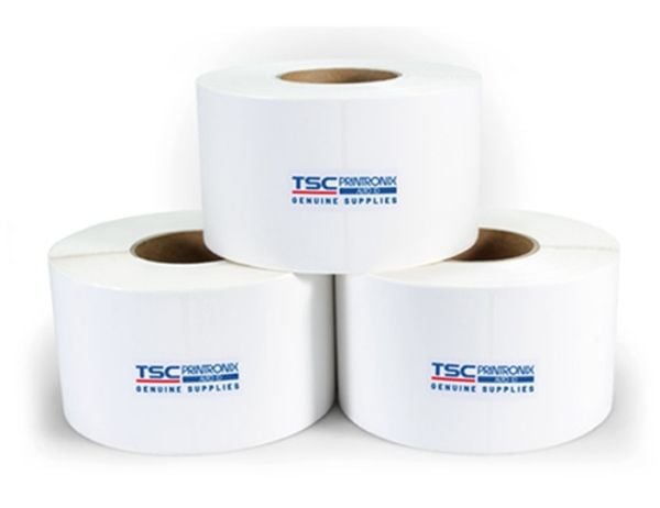 TSC 38-T111062-11LF, Hvit, Ikke-klebende DVD-innleggspapir, Kvittering, 46 g/m², 53 µm, TSC ALPHA-4L