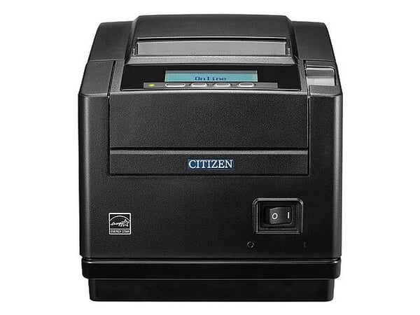 Citizen CT-S801III - Kvitteringsskriver - direktetermisk - Rull (8,25 cm) - 203 dpi - inntil 500 mm/sek - USB 2.0 - kutter - svart
