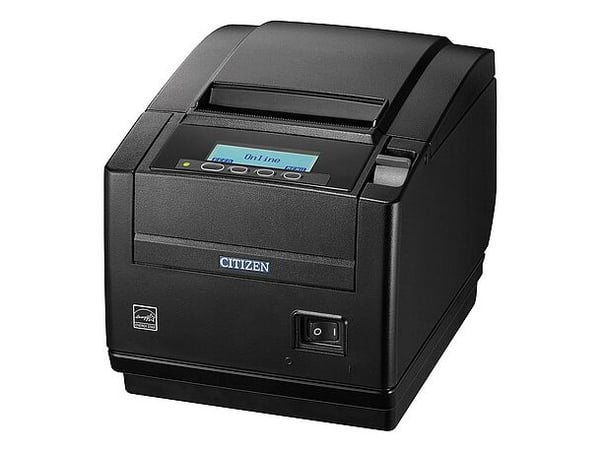 Citizen CT-S801III - Kvitteringsskriver - direktetermisk - Rull (8,25 cm) - 203 dpi - inntil 500 mm/sek - USB 2.0 - kutter - svart