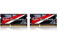 G.Skill Ripjaws F3-1600C11D-8GRSL - DDR3L - sett - 8 GB: 2 x 4 GB - SO DIMM 204-pin - 1600 MHz / PC3-12800 - CL11 - 1.35 V - ikke-bufret - ikke-ECC