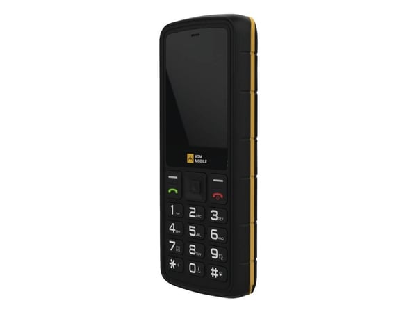 AGM M9F 4G Floating, Perusmalli, Kaksois-SIM, 6,1 cm (2.4"), 2 MP, 1000 mAh, musta, Oranssi