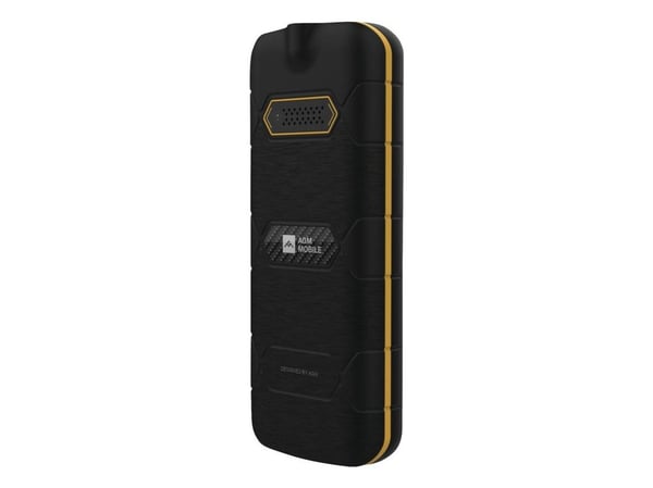 AGM M9F 4G Floating, Perusmalli, Kaksois-SIM, 6,1 cm (2.4"), 2 MP, 1000 mAh, musta, Oranssi