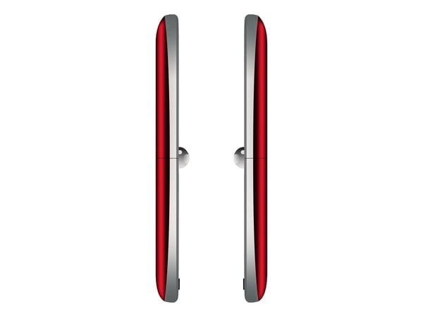 Beafon FOLD 10, Simpukka, Yksittäinen SIM, 5,59 cm (2.2"), Bluetooth, 1000 mAh, Punainen