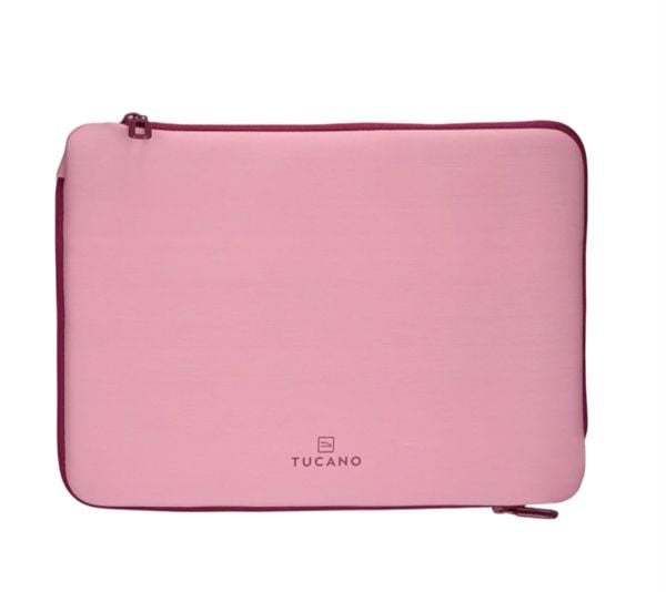 Kannettavan tietokoneen kotelo Tucano 15-16'' Doppio Sleeve vaaleanpunainen vaaleanpunainen vaaleanpunainen