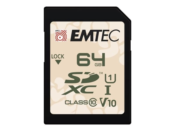 EMTEC Outdoor - Flashminnekort - 64 GB - Video Class V10 / UHS-I U1 / Class10 - microSDHC UHS-I