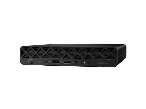 HP EliteDesk 8 G1a - Mini Ryzen 5 220 / upp till 4.9 GHz - RAM 16 GB - SSD 512 GB - NVMe, TLC - Radeon 740M - Gigabit Ethernet, IEEE 802.11ax (Wi-F...