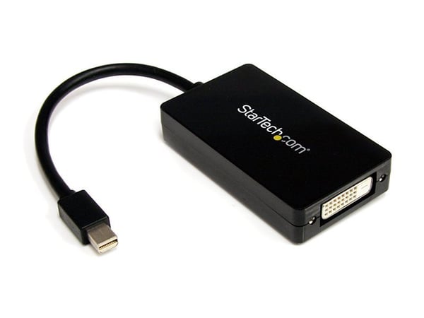 Startech Travel A/V adapter - 3-in-1 Mini DisplayPort to DisplayPort DVI or HDMI converter (MDP2DPDVHD) - Video adapter - Mini DisplayPort hann til...