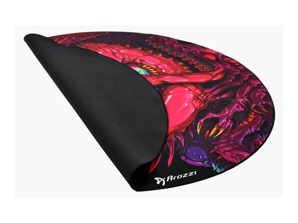 Arozzi Zona - Stolmatte for kontor - rund - 121 cm - krypende kaos