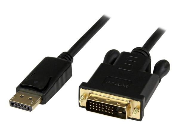 StarTech 3 foot DisplayPort to DVI Active Adapter Converter Cable - 3 ft (0.9m) Active DP to DVI M/M Cable for PC - 1920x1200 - Black (DP2DVIMM3BS)...