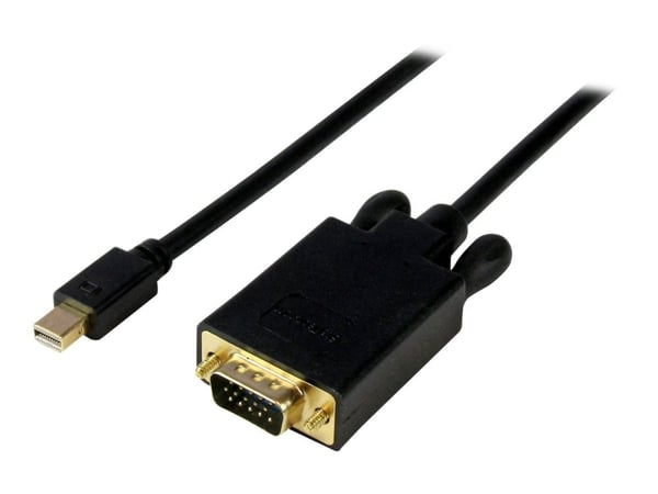 StarTech 15 ft DisplayPort to VGA Adapter Cable - DP to VGA Video Converter - Active DisplayPort to VGA Cable for PC 1920x1200 - Black (DP2VGAMM15B...