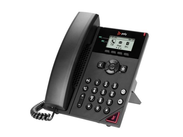HP Poly VVX 150 - VoIP-telefon - 3-riktad samtalsförmåg - SDP - 2 linjer
